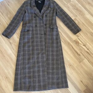 Reformation full length large blazer coat